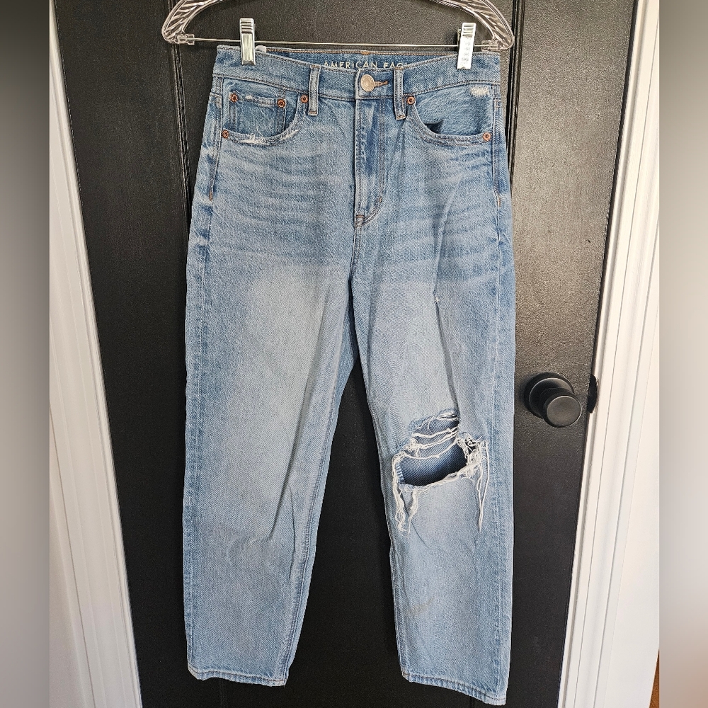American Eagle Distressed Boyfriend Jeans